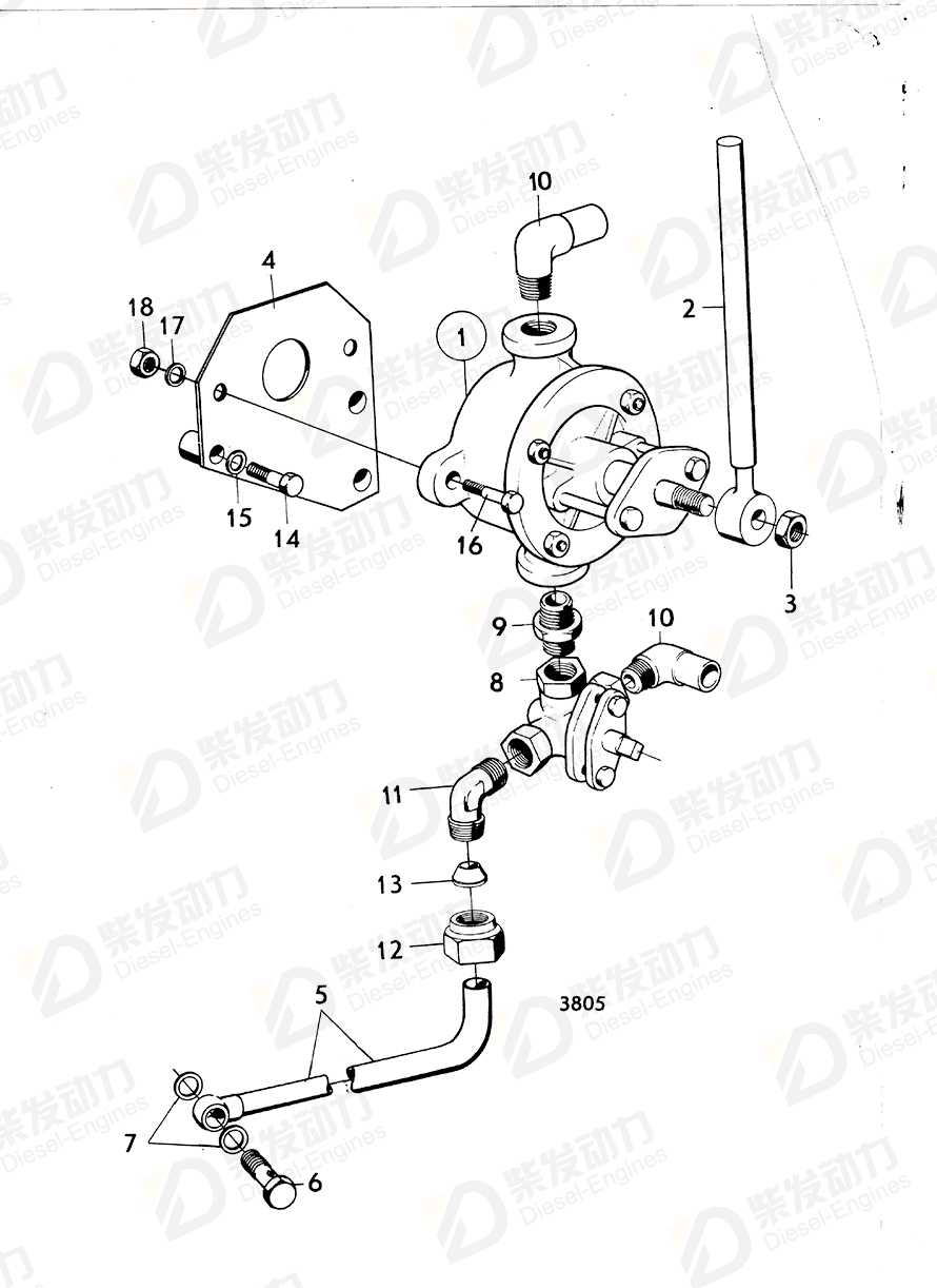 VOLVO Fitting nut 941752 Drawing